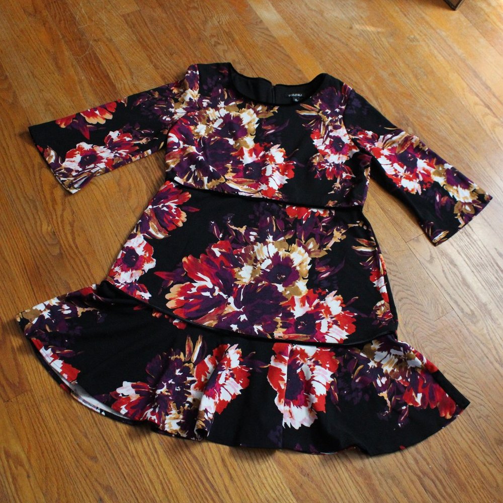 Roz & Ali Floral Print Dress